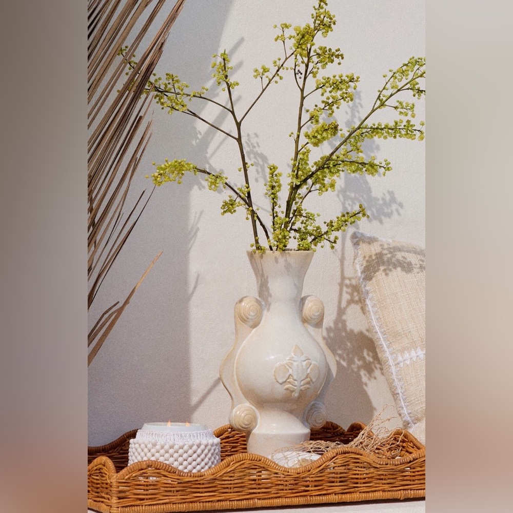 Anthropologie Aya Ceramic Vase NEW